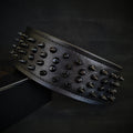 Black ''Crown'' soft leather dog collar - SJB-DIAMOND ELITES