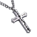 Crucified Cross Necklace KingdomWear