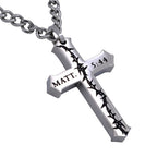 Crucified Cross Necklace KingdomWear
