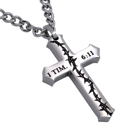 Crucified Cross Necklace KingdomWear
