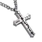 Crucified Cross Necklace KingdomWear