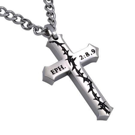 Crucified Cross Necklace KingdomWear