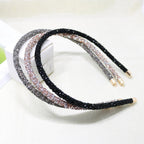 Crystal Beaded Hair Band 2020 Fashion Headwear Girl Women Handmade Hair Accessories Headwear Pearl Flower Headband Gorgeous Hair Accessories For Women