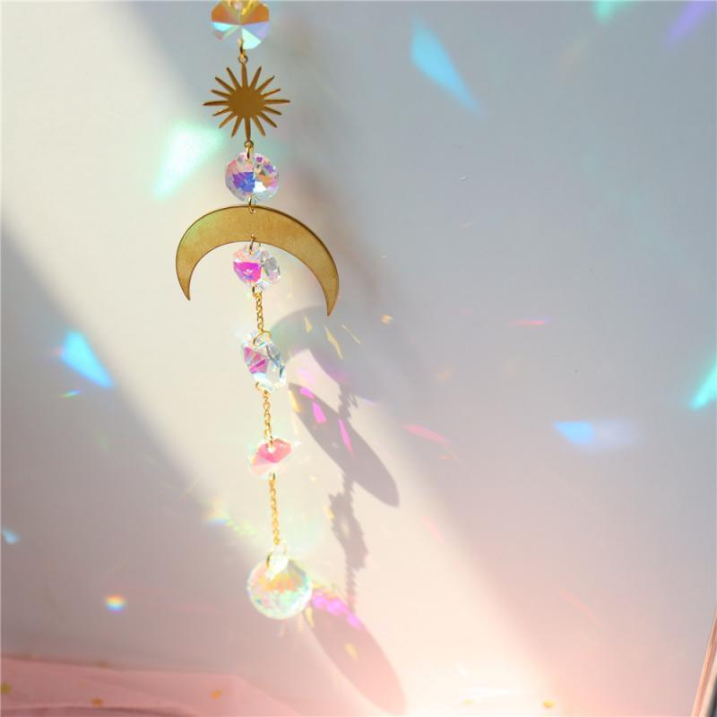 Crystal Dream Wind Chimes Dream Catcher Gifts Wall Hanging Home Decoration Window Wind Spinner OrnamentFor Bedroom Living Room Decoration Creative Girls Gifts Photography Stevvex