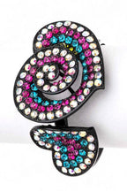 Crystal Flower Bangle Adjustable Rhinestone Cuff Bracelet