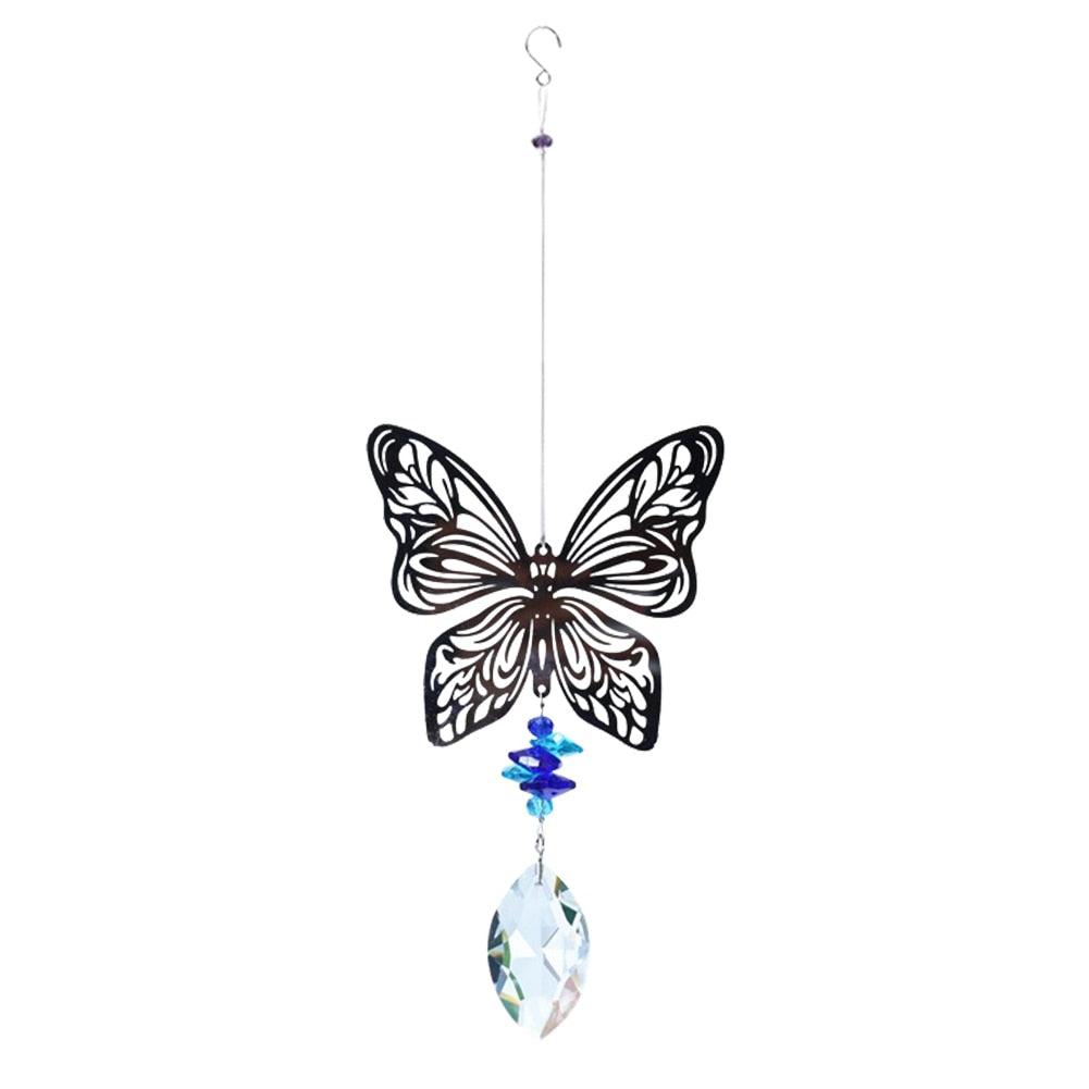 Crystal Garden Sun-catcher Hanging Crystals Prisms Ornament For Window Glass Chandelier Solar Hummingbird Owl Wind Chimes Rainbow Chaser  Garden Hanging  Curtain Pendant Home Decor Gift Boxed Sun Catcher Gift Idea For Mom Friends Grandma Hummingbird Stevvex