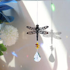 Crystal Garden Sun-catcher Hanging Crystals Prisms Ornament For Window Glass Chandelier Solar Hummingbird Owl Wind Chimes Rainbow Chaser  Garden Hanging  Curtain Pendant Home Decor Gift Boxed Sun Catcher Gift Idea For Mom Friends Grandma Hummingbird Stevvex
