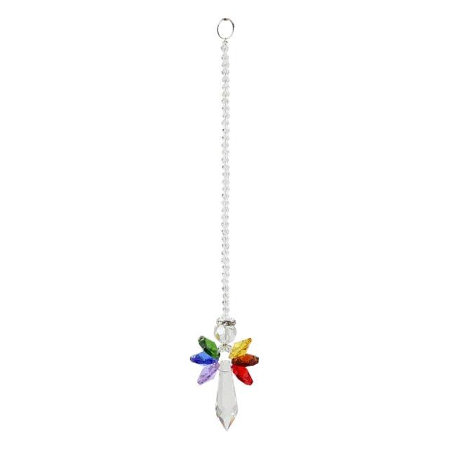 Crystal Garden Sun-catcher Hanging Crystals Prisms Ornament For Window Glass Chandelier Solar Hummingbird Owl Wind Chimes Rainbow Chaser  Garden Hanging  Curtain Pendant Home Decor Gift Boxed Sun Catcher Gift Idea For Mom Friends Grandma Hummingbird Stevvex
