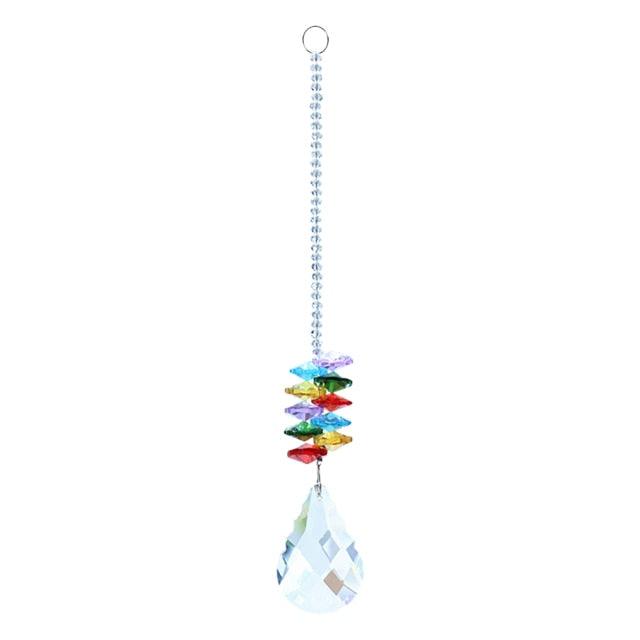 Crystal Garden Sun-catcher Hanging Crystals Prisms Ornament For Window Glass Chandelier Solar Hummingbird Owl Wind Chimes Rainbow Chaser  Garden Hanging  Curtain Pendant Home Decor Gift Boxed Sun Catcher Gift Idea For Mom Friends Grandma Hummingbird Stevvex