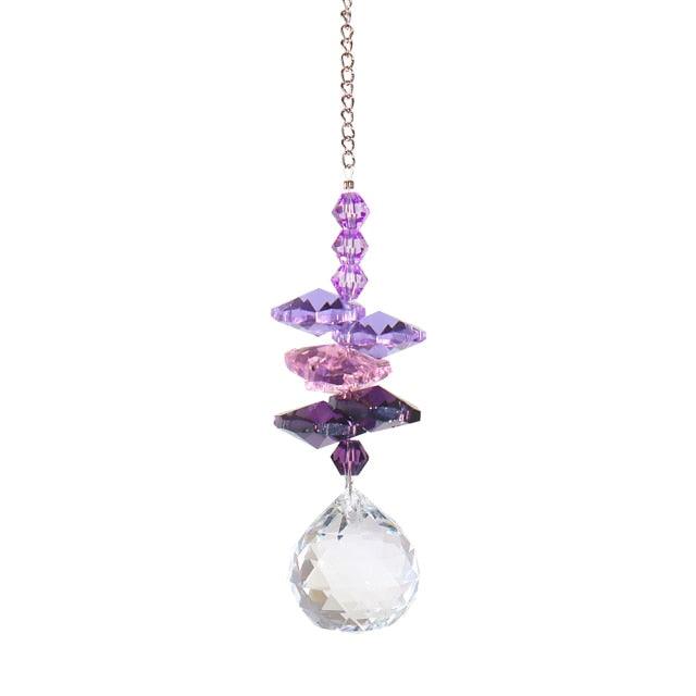 Crystal Garden Sun-catcher Hanging Crystals Prisms Ornament For Window Glass Chandelier Solar Hummingbird Owl Wind Chimes Rainbow Chaser  Garden Hanging  Curtain Pendant Home Decor Gift Boxed Sun Catcher Gift Idea For Mom Friends Grandma Hummingbird Stevvex