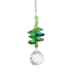 Crystal Garden Sun-catcher Hanging Crystals Prisms Ornament For Window Glass Chandelier Solar Hummingbird Owl Wind Chimes Rainbow Chaser  Garden Hanging  Curtain Pendant Home Decor Gift Boxed Sun Catcher Gift Idea For Mom Friends Grandma Hummingbird Stevvex