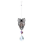 Crystal Garden Sun-catcher Hanging Crystals Prisms Ornament For Window Glass Chandelier Solar Hummingbird Owl Wind Chimes Rainbow Chaser  Garden Hanging  Curtain Pendant Home Decor Gift Boxed Sun Catcher Gift Idea For Mom Friends Grandma Hummingbird Stevvex
