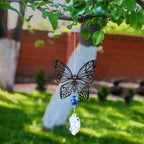 Crystal Garden Sun-catcher Hanging Crystals Prisms Ornament For Window Glass Chandelier Solar Hummingbird Owl Wind Chimes Rainbow Chaser  Garden Hanging  Curtain Pendant Home Decor Gift Boxed Sun Catcher Gift Idea For Mom Friends Grandma Hummingbird Stevvex