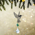 Crystal Garden Sun-catcher Hanging Crystals Prisms Ornament For Window Glass Chandelier Solar Hummingbird Owl Wind Chimes Rainbow Chaser  Garden Hanging  Curtain Pendant Home Decor Gift Boxed Sun Catcher Gift Idea For Mom Friends Grandma Hummingbird Stevvex