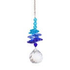 Crystal Garden Sun-catcher Hanging Crystals Prisms Ornament For Window Glass Chandelier Solar Hummingbird Owl Wind Chimes Rainbow Chaser  Garden Hanging  Curtain Pendant Home Decor Gift Boxed Sun Catcher Gift Idea For Mom Friends Grandma Hummingbird Stevvex