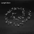Crystal Pearl Bridal Tiaras Hairbands Hairpins Bridesmaid Diamante Hair Vine Accessories Wedding Jewelry 35cm Headwear Gorgeous Hair Accessories For Women Stevvex