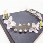 Crystal Pearl Hair Belt Wedding Bridal Hair Ornaments Hair Jewelry Decorations for Brides Wedding Gorgeous Hair Accessories For Women Stevvex