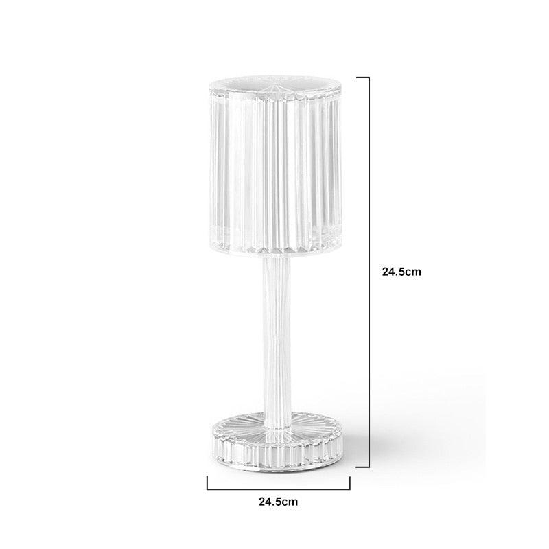 Crystal Table Lamp LED Diamond Touch Bedside Atmosphere Light RGB Remote Control Romantic Night Light Decorative Table Lamp Cute Study Lamps for Bedroom Décor Stevvex