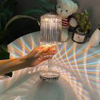 Crystal Table Lamp LED Diamond Touch Bedside Atmosphere Light RGB Remote Control Romantic Night Light Decorative Table Lamp Cute Study Lamps for Bedroom Décor Stevvex