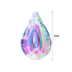 Crystal Wind Star Moon Pendant Handmade Sun Catcher Light Catcher Newly Designed Prism Crystal Colorful Light Prism Chandelier Glass Crystal Pendant Pearl Yarn Gift Handmade Garden Window Wedding Curtain Chandelier