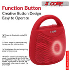 5 Core Outdoor Bluetooth Speaker Wireless Portable Waterproof for Patio Pool Party Pi-Mart