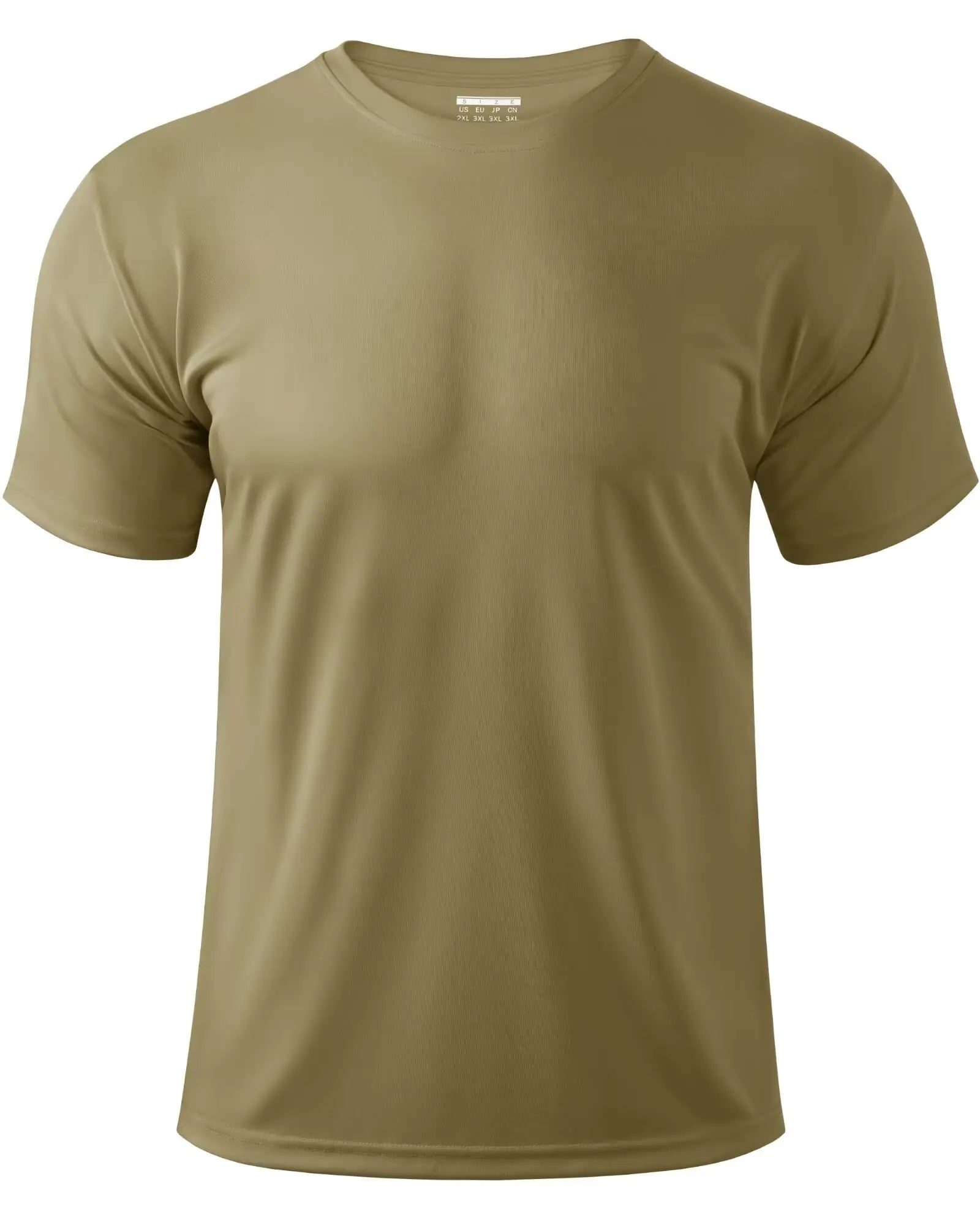 Boladeci Sun Shirts for Men Uv Shirts for Men Rash Guard Short Sleeve Olive Drab SPF Shirts for Men Athletic Shirts Sun Protection Hiking Work Mens Tee Shirts Small Swim Top