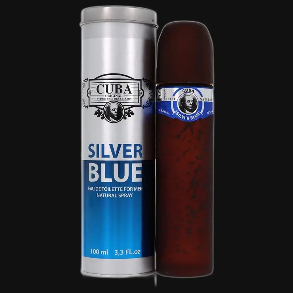 Cuba Silver Blue By Fragluxe Cologne for Men Gamer Scents