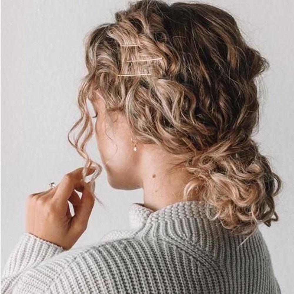 Curly Synthetic Wigs for White Women Medium Length Ombre Brown Blonde Wigs with Bangs High Temperature Cosplay Hair Wigs For Black Women Halloween Party Stevvex