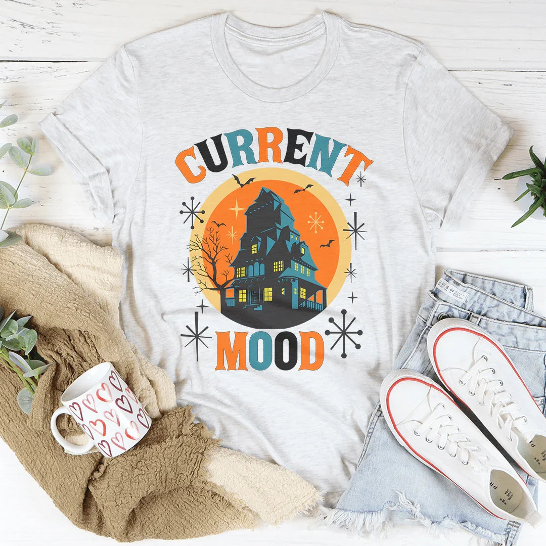 Current Mood Halloween Tee Peachy Sunday