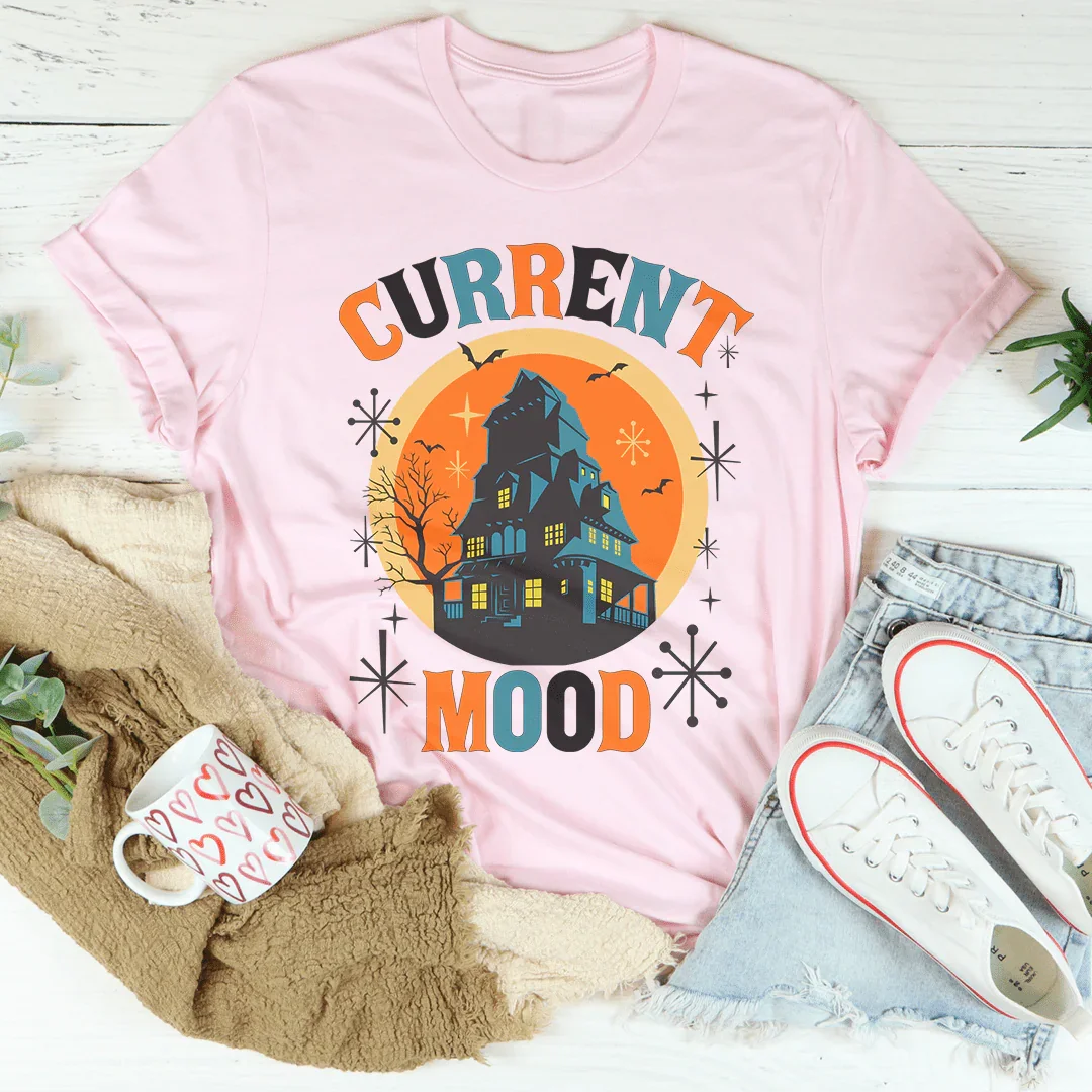 Current Mood Halloween Tee Peachy Sunday