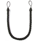 Curtain Tie Backs Gold Handmade Weave Curtain Holder Clip Buckle Rope Home Decorative Room Accessories Curtain Tieback Curtain Handmade Tiebacks Ropes Holdbacks 74CM Stevvex