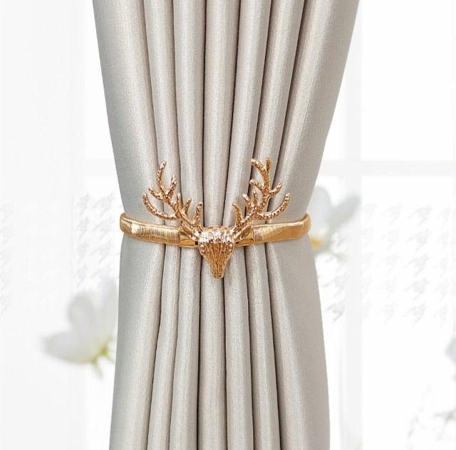 Curtain Tieback High Quality Elastic Holder Hook Buckle Clip Pretty And Fashion Polyester Decorative Home Accessories Modern Simple Style Curtain Tie Backs Stevvex