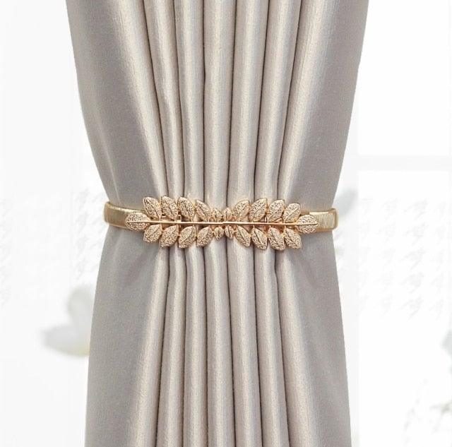 Curtain Tieback High Quality Elastic Holder Hook Buckle Clip Pretty And Fashion Polyester Decorative Home Accessories Modern Simple Style Curtain Tie Backs Stevvex