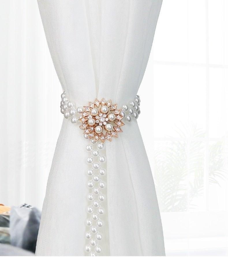 Curtain Tieback High Quality Elastic Holder Hook Buckle Clip Pretty And Fashion Polyester Decorative Home Accessories Modern Simple Style Curtain Tie Backs Stevvex