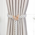 Curtain Tieback High Quality Elastic Holder Hook Buckle Clip Pretty And Fashion Polyester Decorative Home Accessories Modern Simple Style Curtain Tie Backs Stevvex