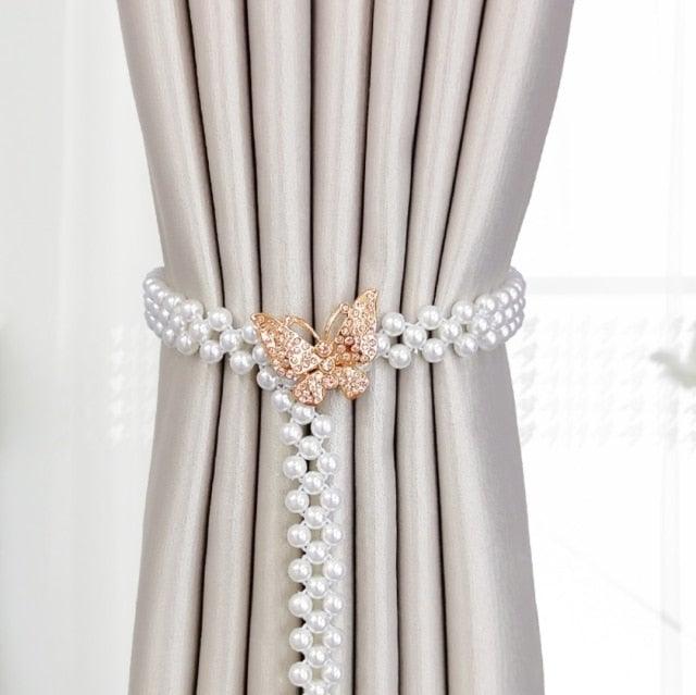Curtain Tieback High Quality Elastic Holder Hook Buckle Clip Pretty And Fashion Polyester Decorative Home Accessories Modern Simple Style Curtain Tie Backs Stevvex