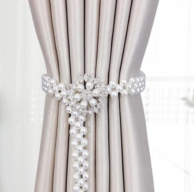 Curtain Tieback High Quality Elastic Holder Hook Buckle Clip Pretty And Fashion Polyester Decorative Home Accessories Modern Simple Style Curtain Tie Backs Stevvex