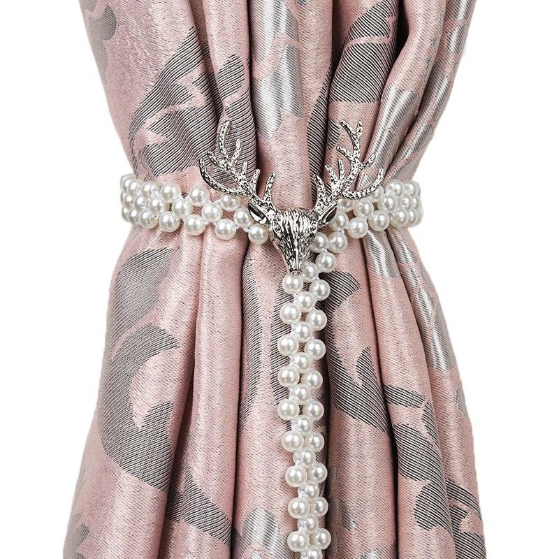 Curtain Tieback High Quality Elastic Holder Hook Buckle Clip Pretty And Fashion Polyester Decorative Home Accessories Modern Simple Style Curtain Tie Backs Stevvex