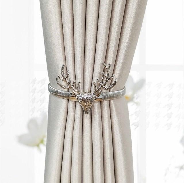Curtain Tieback High Quality Elastic Holder Hook Buckle Clip Pretty And Fashion Polyester Decorative Home Accessories Modern Simple Style Curtain Tie Backs Stevvex