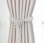Curtain Tieback High Quality Elastic Holder Hook Buckle Clip Pretty and Fashion Polyester Decorative Home Accessories Modern Style Convenient Drape Tie Backs,Handmade Curtains Holdbacks Holder for Home Kitchen Office Stevvex