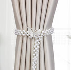 Curtain Tieback High Quality Elastic Holder Hook Buckle Clip Pretty and Fashion Polyester Decorative Home Accessories Modern Style Convenient Drape Tie Backs,Handmade Curtains Holdbacks Holder for Home Kitchen Office Stevvex