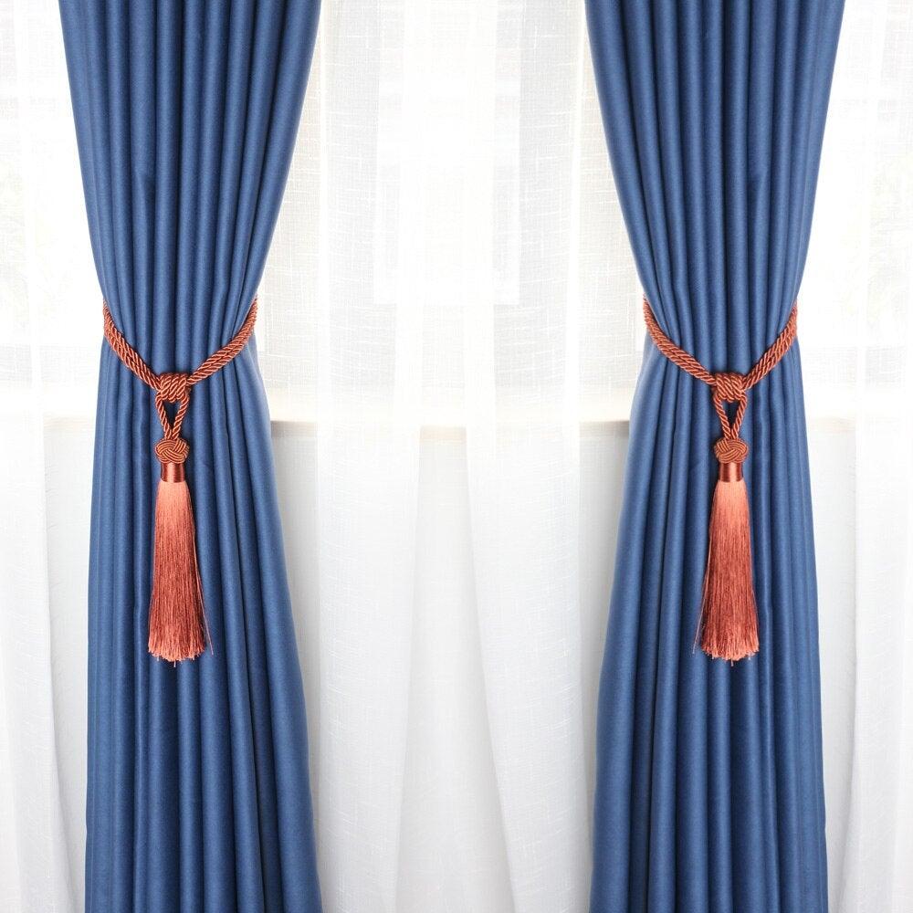 Curtain Tieback Tieback Tassel Tie Backs Decorative Curtain Clips Holdbacks Curtain Accessories For Drape Tassels Curtain Tiebacks Curtain Tassel Tiebacks Hanging Ball Tassel Curtain Hold-Backs Decorative Stevvex
