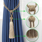 Curtain Tieback Tieback Tassel Tie Backs Decorative Curtain Clips Holdbacks Curtain Accessories For Drape Tassels Curtain Tiebacks Curtain Tassel Tiebacks Hanging Ball Tassel Curtain Hold-Backs Decorative Stevvex