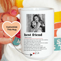Custom Best Friend Mug Peachy Sunday