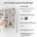 3D City Map Custom Enjoy The Wood