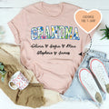 Custom Grandma Tee Peachy Sunday