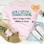 Custom Grandma Tee Peachy Sunday