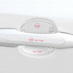 Custom Logo Car Door Sticker Scratches Resistant Cover Auto Handle Protection Film Anti-Scratch Invisible Car Door Handle Stickers Fit for Mercedes Benz Carbon Fiber Protection Film Anti-Collision Protection Exterior Accessory Car Decor Car Stickers Stevvex