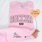 Custom Soccer Mom Sweatshirt Peachy Sunday
