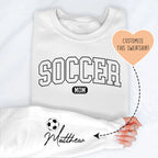 Custom Soccer Mom Sweatshirt Peachy Sunday
